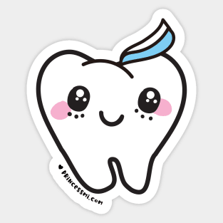 cute tooth cartoon Sticker